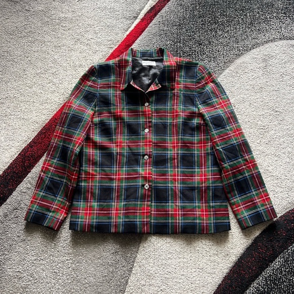 Pendleton Plaid “Clueless” Inspired Academia Blazer - Picture 1 of 4
